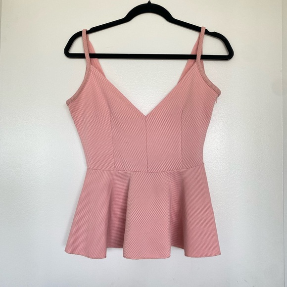 🛍️PEPLUM TOP WORN ONCE - Picture 1 of 3